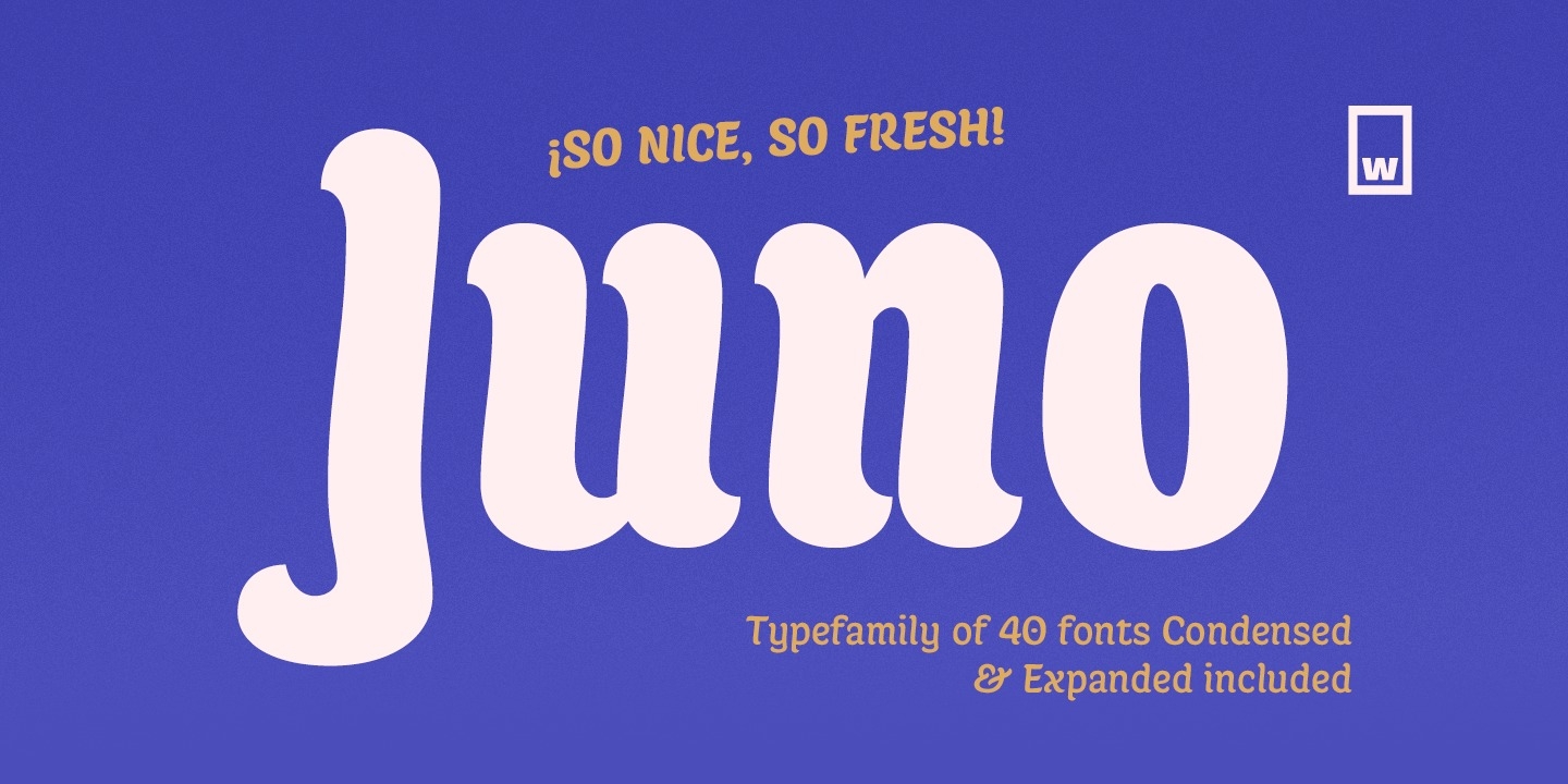 Font Juno Expanded